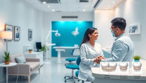 Veneers Malaysia consultation in a modern, calming dental clinic.