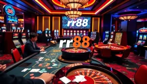 Experience thrilling gameplay at rr88 casino with vibrant tables and professional dealers.