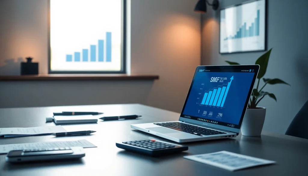 Visualizing SMSF tax return planning in a professional accountant's workspace.
