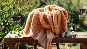 Showcase handcrafted clothing from https://www.ound-ound.com in a natural outdoor setup.