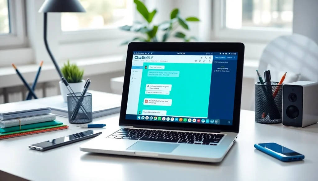Convert WhatsApp chats using https://chattopdf.app in a professional workspace setting