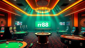 Experience the excitement of online gaming at trang chủ rr88, featuring vibrant slots, poker tables, and betting options.