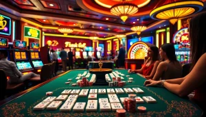 Mahjong Ways 2 gameplay at an elegant casino table with colorful bets.