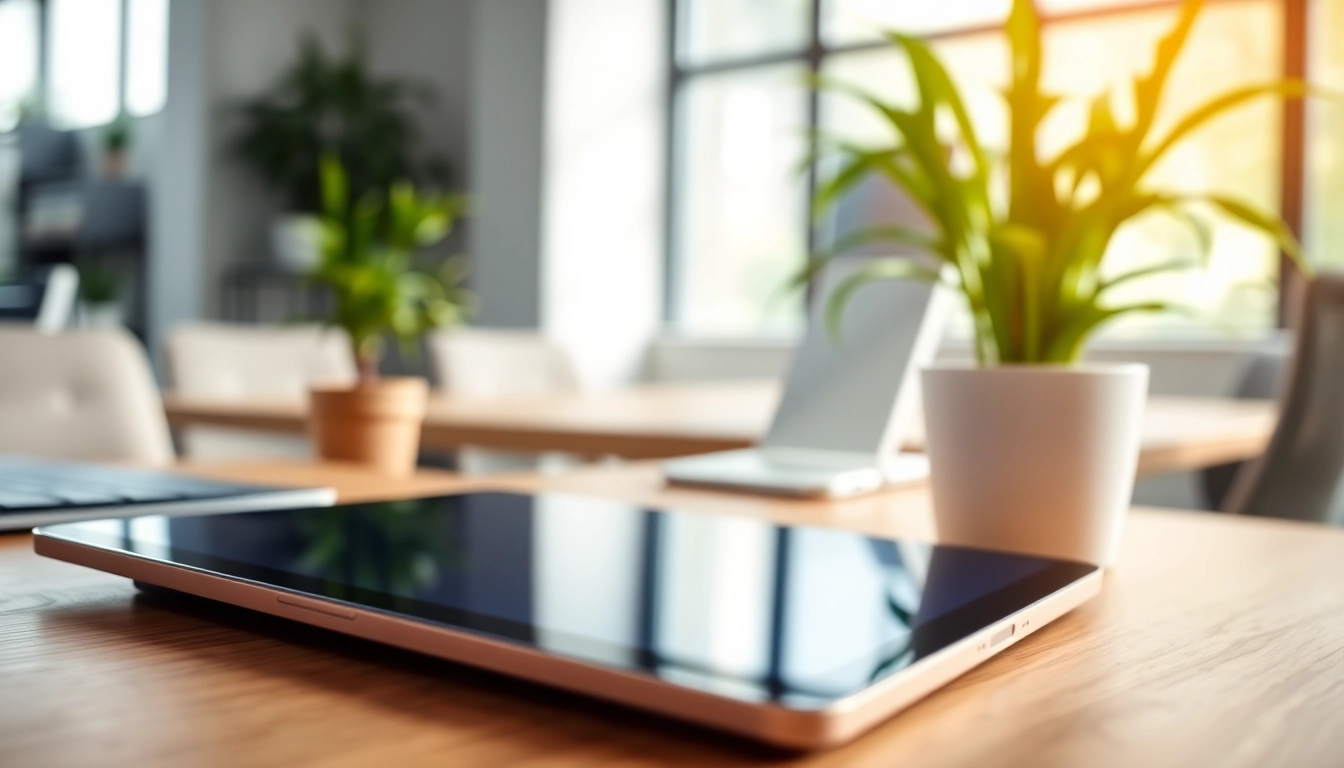 Usando el iPad Pro M4 para trabajar en un entorno moderno y profesional.
