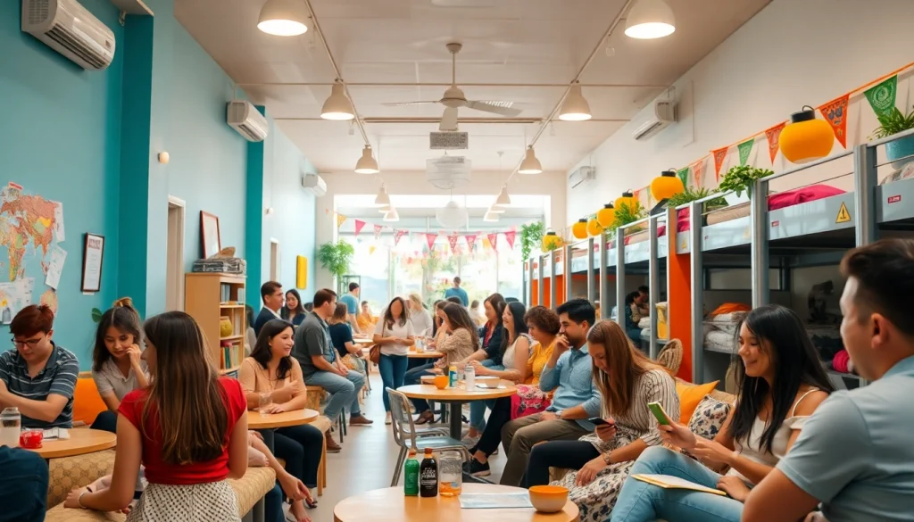 Experience the Lowest rate guaranteed for hostels in a vibrant hostel atmosphere.