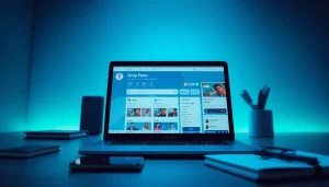 Explore top OnlyFans discovery tools in a sleek digital workspace with modern interfaces and technology elements.