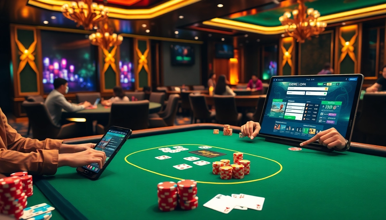 Enjoy a thrilling sbobet login terbaru as players engage with interactive casino games online.
