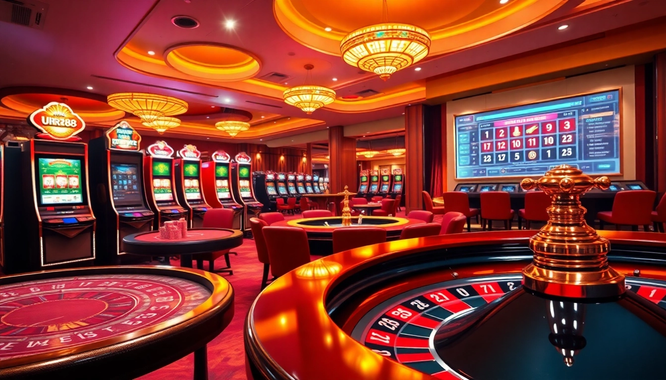 Experience the thrill of betting at https://urr88.com/ with exciting casino games and vibrant atmosphere.