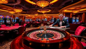 Experience the thrill of high-stakes gaming at 7upbet with vibrant casino visuals.