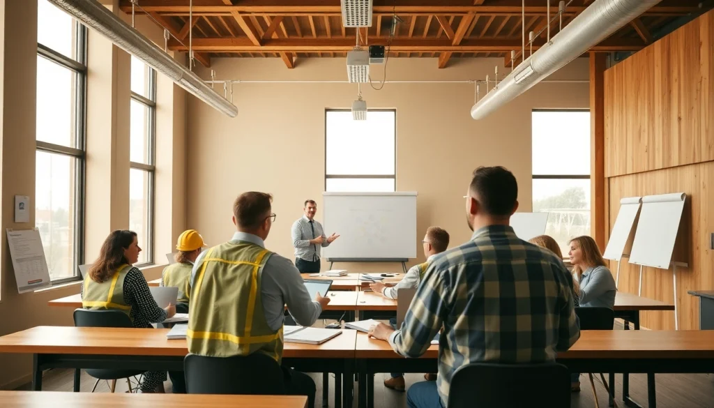Engage in OSHA training carolinas with instructors and participants in a modern classroom.