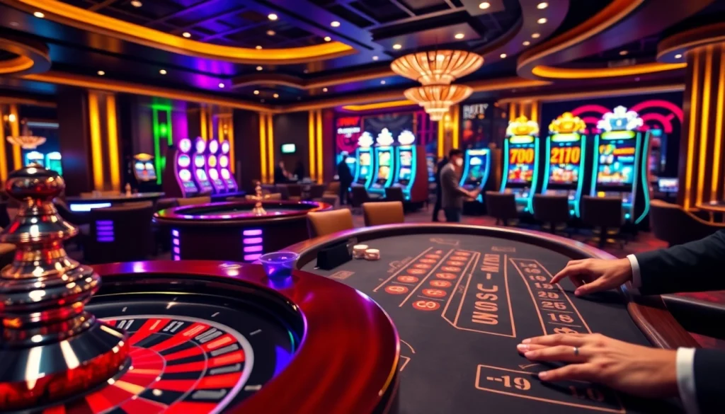 Experience the thrill of winning at nhà cái vuabai9 in a modern casino atmosphere.