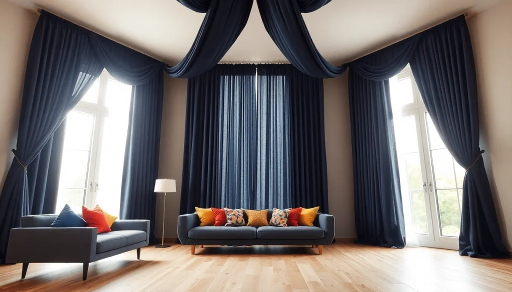 Geniet van verduisterende gordijnen die een stijlvolle en sfeervolle uitstraling aan de ruimte geven.