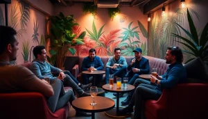 Besuchen Sie den Social Club Lloret de Mar, wo Mitglieder in entspannter Atmosphäre interagieren.