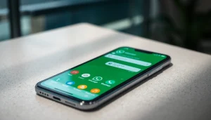 Explore GB WhatsApp features on a modern smartphone interface, showcasing customization options.