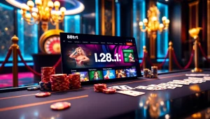 Engage with the immersive online gambling world at https://88t.art/ featuring vibrant casino elements.