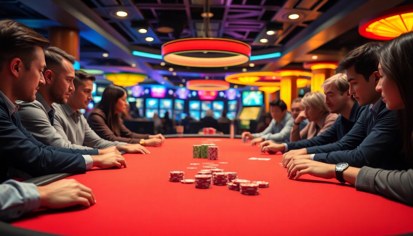 Menggoda pemain dengan idn poker yang menarik di meja kasino yang meriah.