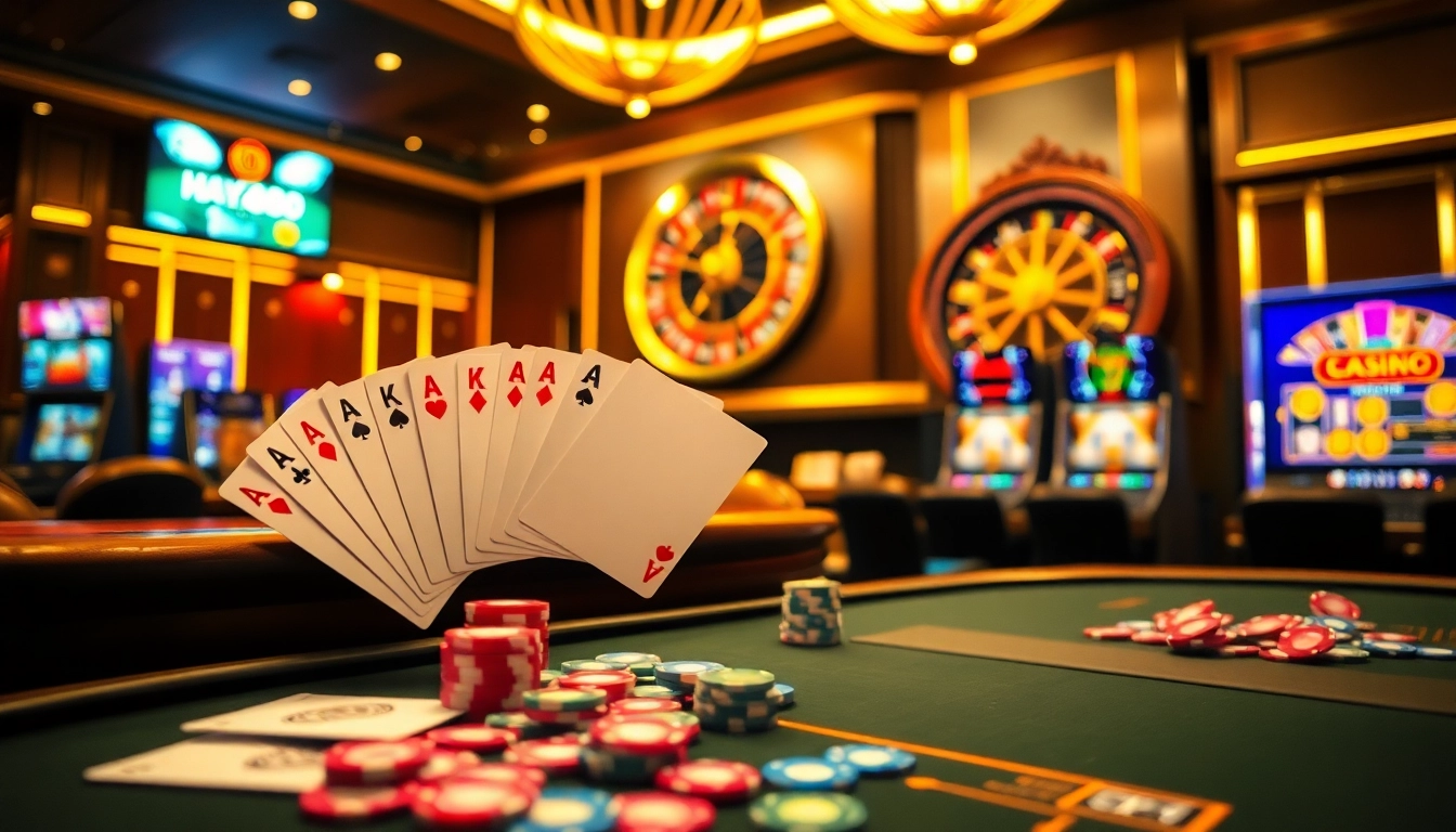 Engage with Hay88's thrilling online casino atmosphere featuring vibrant games and betting action.