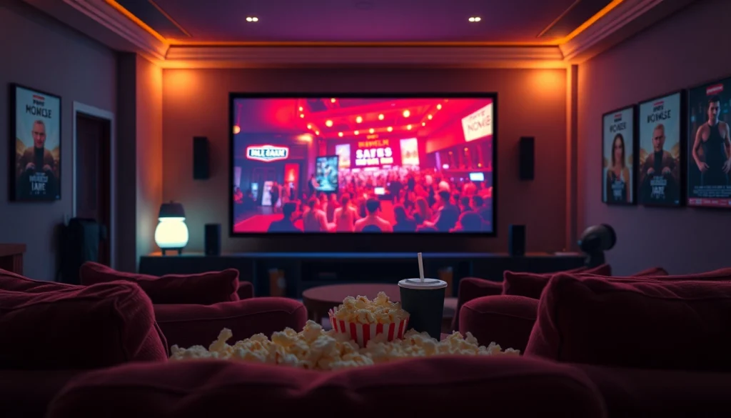 ดูหนังออนไลน์ ในการตั้งค่าห้องดูหนังที่มีบรรยากาศอบอุ่นและน่าสนใจ