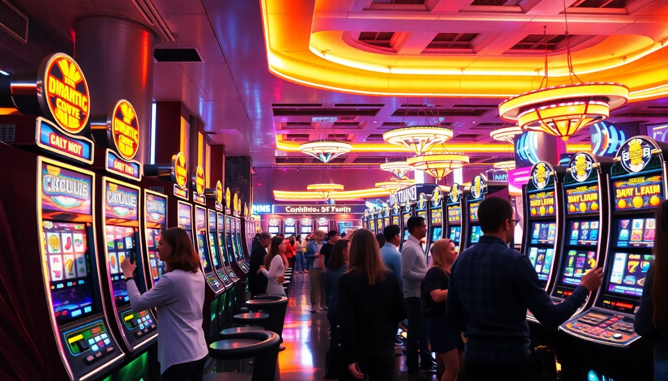 Menangkan jackpot dengan ibet44 slot di mesin slot yang berwarna terang.