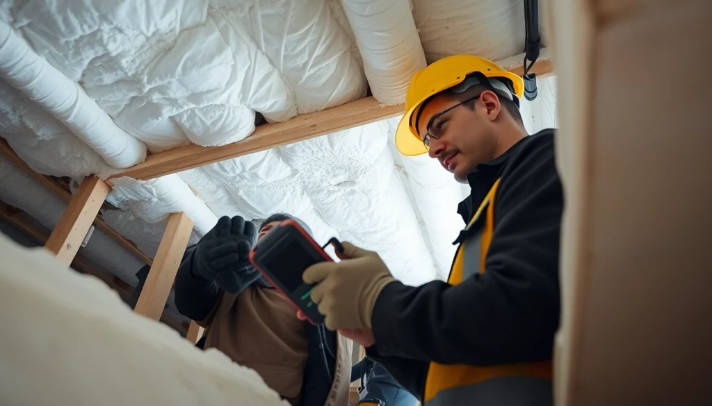 Crawl Space Restoration technician assessing moisture in a clean residential crawl space.