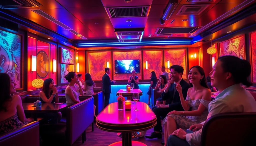 우아한 인테리어와 즐거운 손님들이 있는 활기찬 노래방에서 제주도유흥 장면을 경험해 보세요.