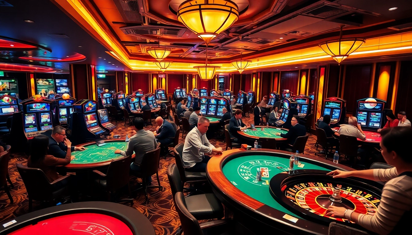 Experience thrilling games at 8win malaysia's vibrant casino atmosphere.