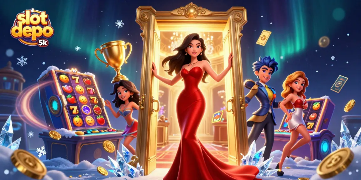 Engage with the thrilling world of slot depo 5k featuring vibrant 3D graphics and dynamic casino elements.