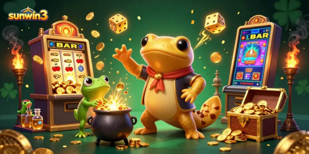 Experience vibrant gameplay at sunwin3 with dynamic golden visuals and captivating casino scenes.