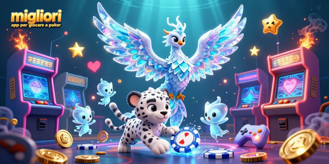 Gioca con le migliori app per giocare a poker, intrattenendoti con un'illustrazione animata di poker.